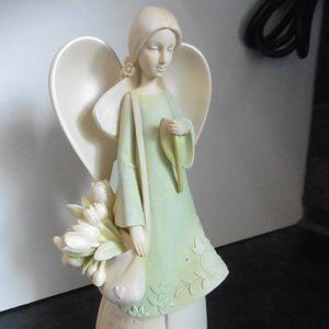 Enesco Foundations - Friend Angel Stone Resin Figurine